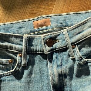 Mother Sky Blue Denim Jeans